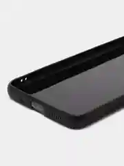 Черный чехол для Xiaomi Redmi 12C / Сяоми Редми 12С, силиконовый, под карбон
