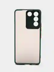 Морской чехол для Vivo V27e (Виво В27е), пластиковый, матовый, с цветными кнопками