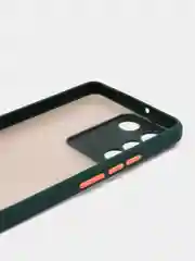 Морской чехол для Vivo V27e (Виво В27е), пластиковый, матовый, с цветными кнопками