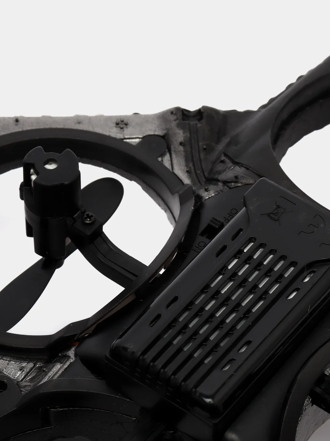 Самолет-квадрокоптер на радиоуправлении 4DRC STNRL Raptor 4D-V17 Gray (2 аккумулятора)