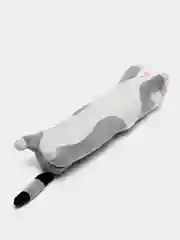 Серый мягкая игрушка Кот батон 50/70/90/110 см, кот подушка антистресс/котик/кот сосиска 90 см