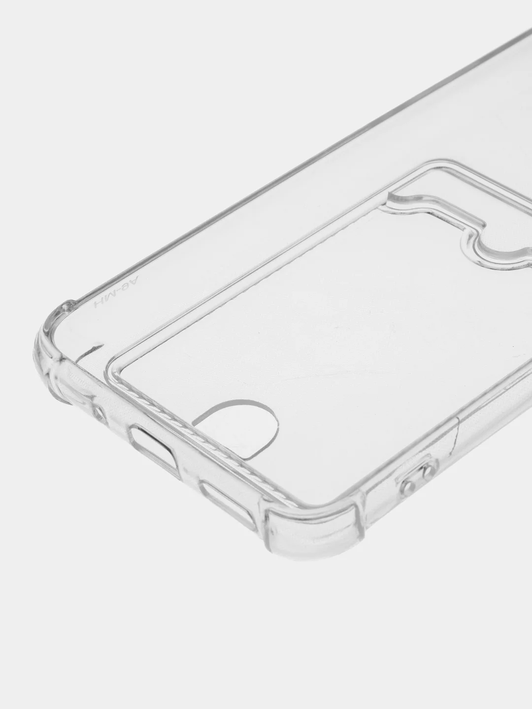 Прозрачный чехол для Xiaomi Redmi 9A, Сяоми Редми 9А прозрачный, с карманом для карты