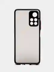 Черный чехол Xiaomi Poco M4 Pro 5G, Redmi Note 11 5G, пластиковый, матовый, с цветными кнопками