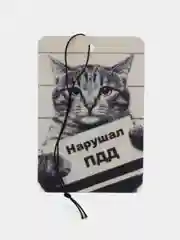 Оранжевый картонный ароматизатор воздуха для автомобиля, вонючка