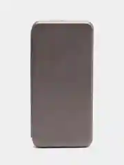 Серебряный чехол Book Case для Xiaomi Redmi Note 9S