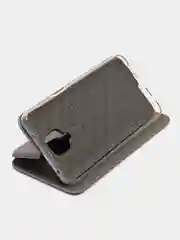 Серебряный чехол Book Case для Xiaomi Redmi Note 9S