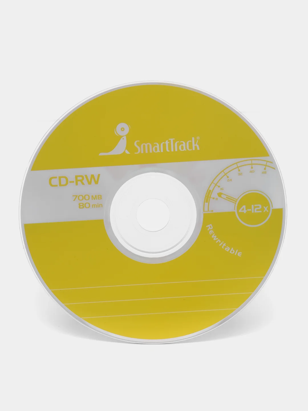 Лимонный записываемый компакт диск SmartTrack CD-R, CD-RW, DVD-R, DVD-RW, 10 штук