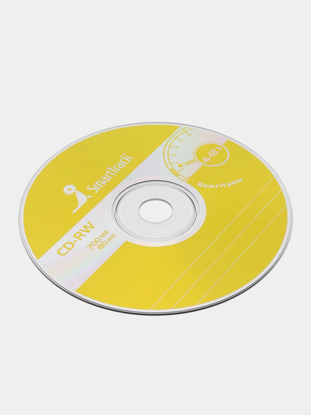Лимонный записываемый компакт диск SmartTrack CD-R, CD-RW, DVD-R, DVD-RW, 10 штук