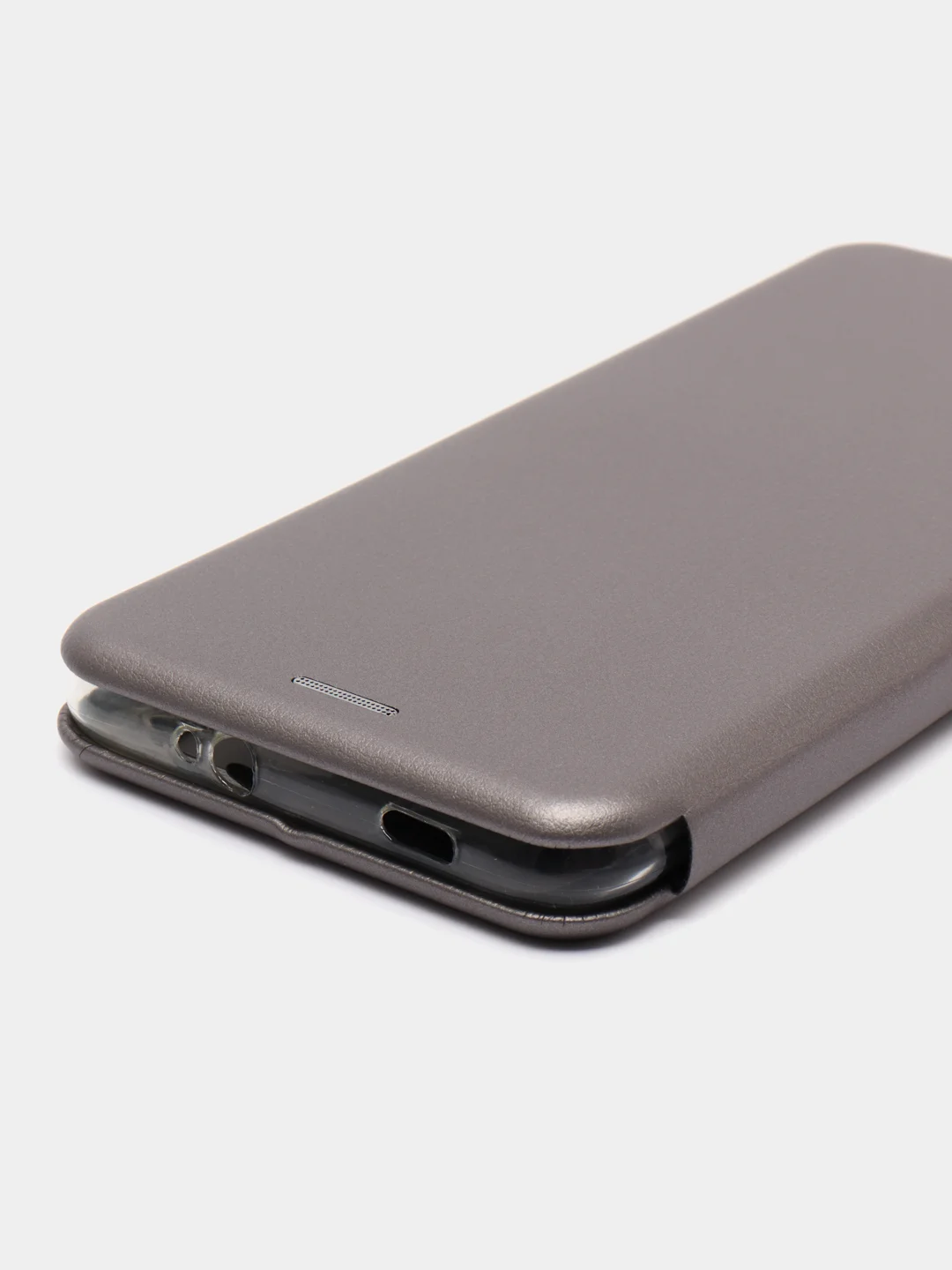 Серебряный чехол Book Case для Xiaomi Redmi 9T / Poco M3