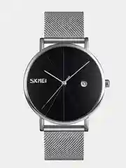 Мужские наручные часы Skmei 9183CS с металлическим браслетом и календарем