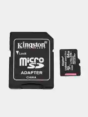 Карта памяти microSDXC 64 Gb Kingston Canvas Select Plus, Uhs-i U1, 100 Мб/с, 513487