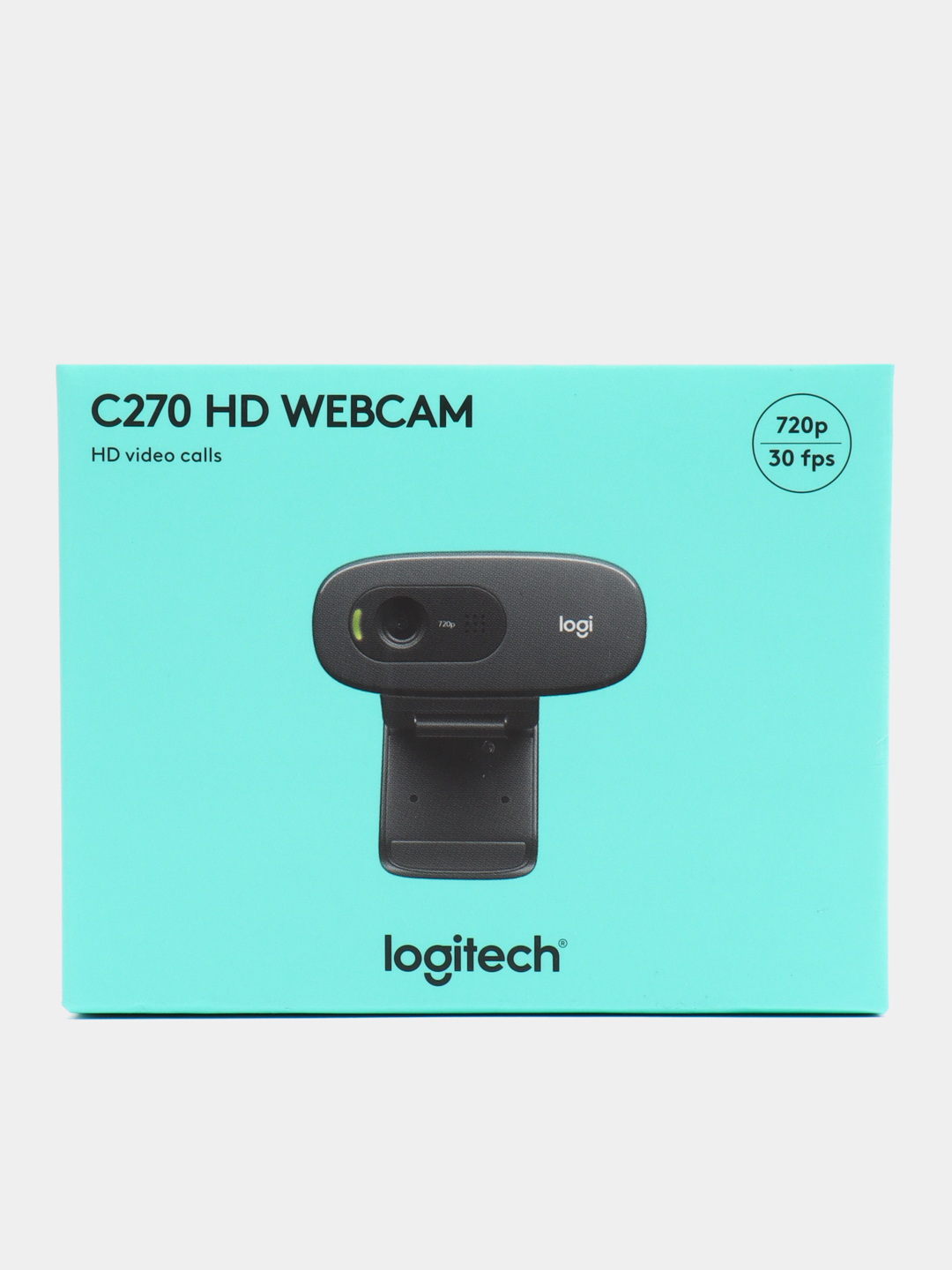 Веб-камера Logitech C270, 1/3 Мпикс, микрофон, USB 2.0 черная, регулируемый  крепеж, 350834 купить по цене 3052 ₽ в интернет-магазине Магнит Маркет