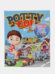 Обучающие наклейки для детского горшка PottyGo! "Машинки", 4 штуки