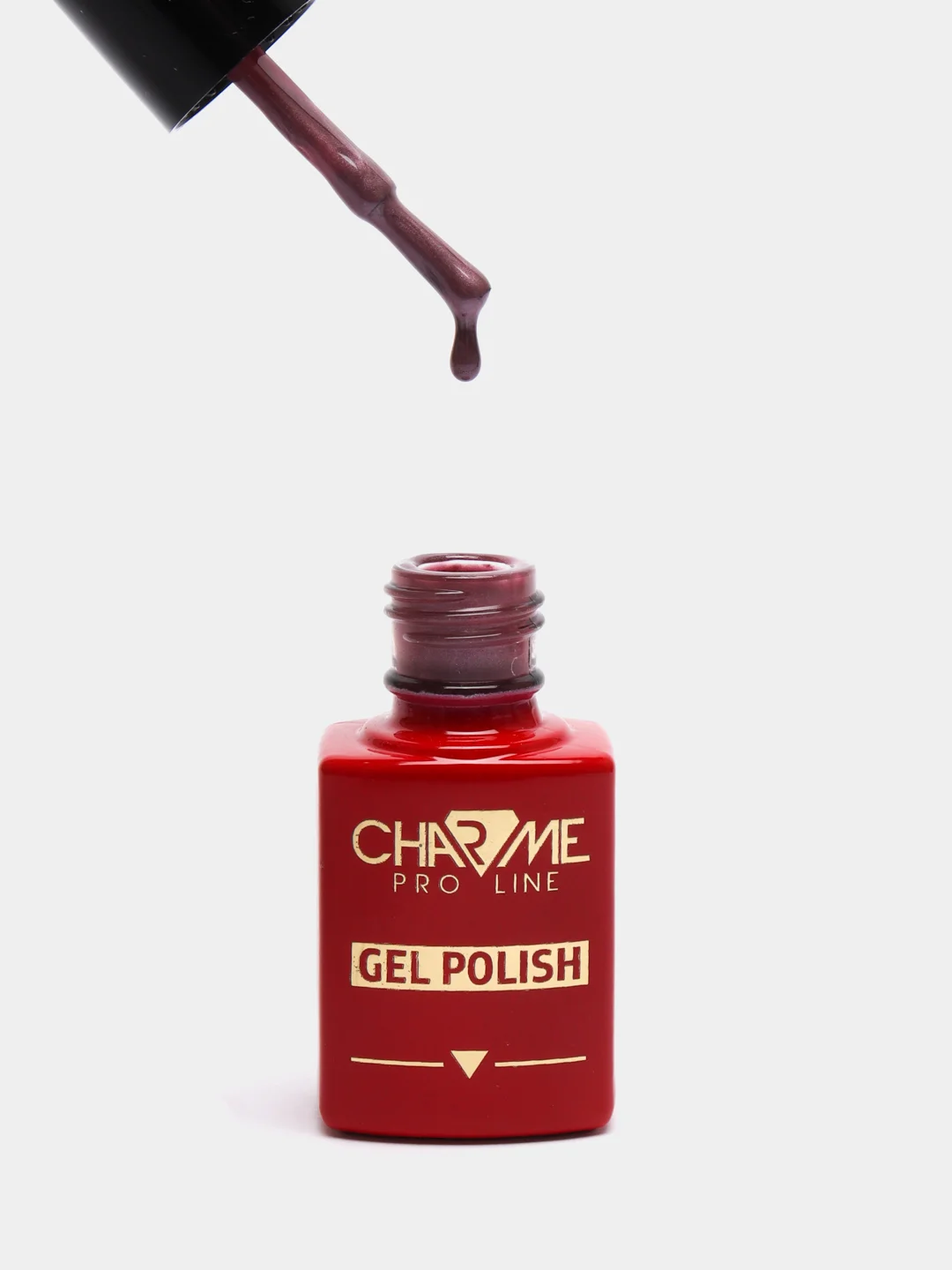 Набор гель-лаков CHARME, 5 штук, поталь и матовый топ в комплекте
