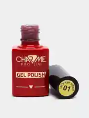 Набор гель-лаков CHARME, 5 штук, поталь и матовый топ в комплекте