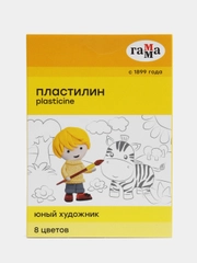 Пластилин 8 цветов, 112 г, со стеком