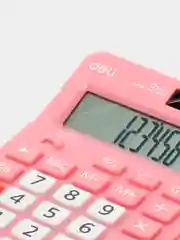 Голубой калькулятор настольный Deli EM210F