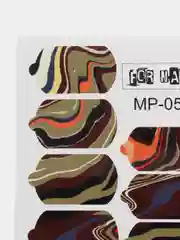 Наклейки плёнки для ногтей разводы, MP058, для маникюра и педикюра