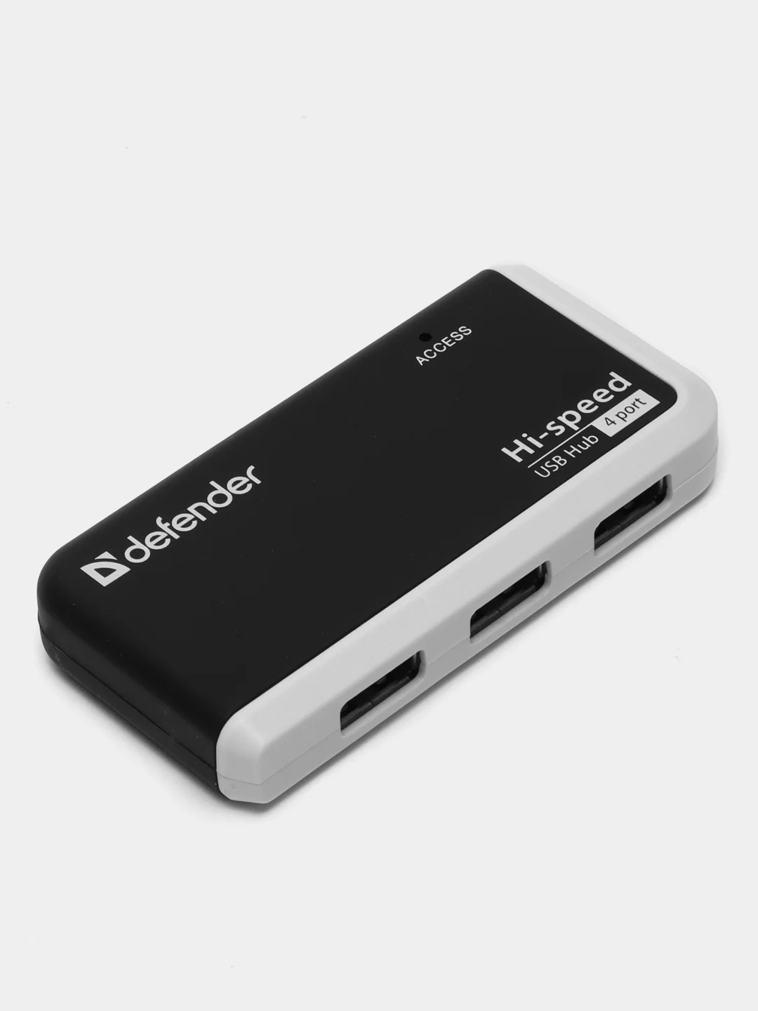 Хаб Defender Quadro Infix, Usb 2.0, 4 порта, порт для питания, 83504, 511117