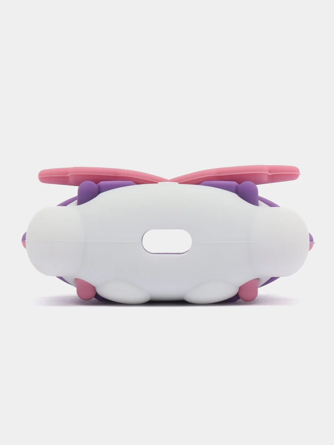Аметистовый 3d чехол для наушников AirPods Pro/Pro 2, с карабином, силиконовый