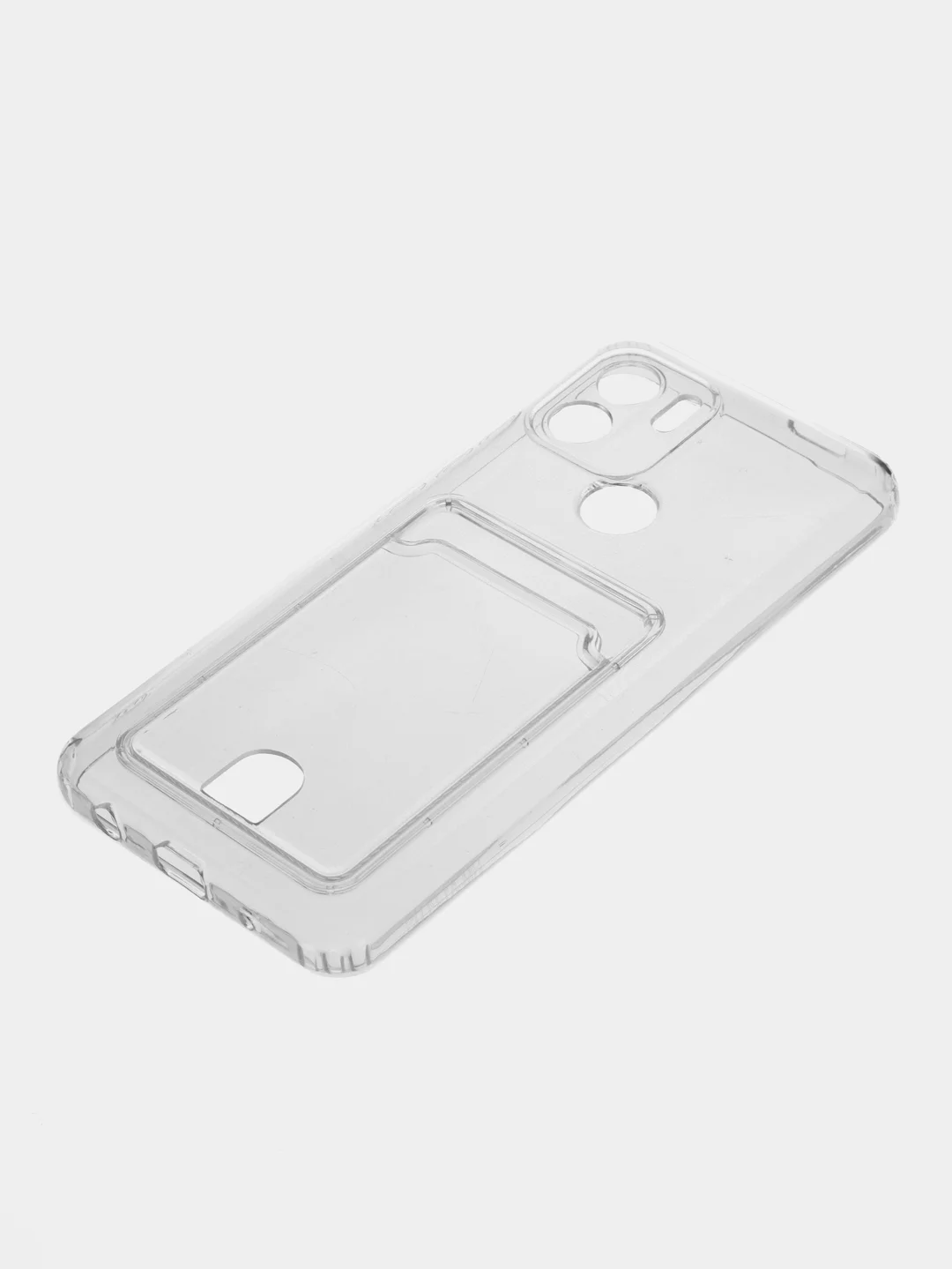 Ударопрочный, прозрачный чехол, с карманом для Xiaomi Redmi A1, A1 Plus