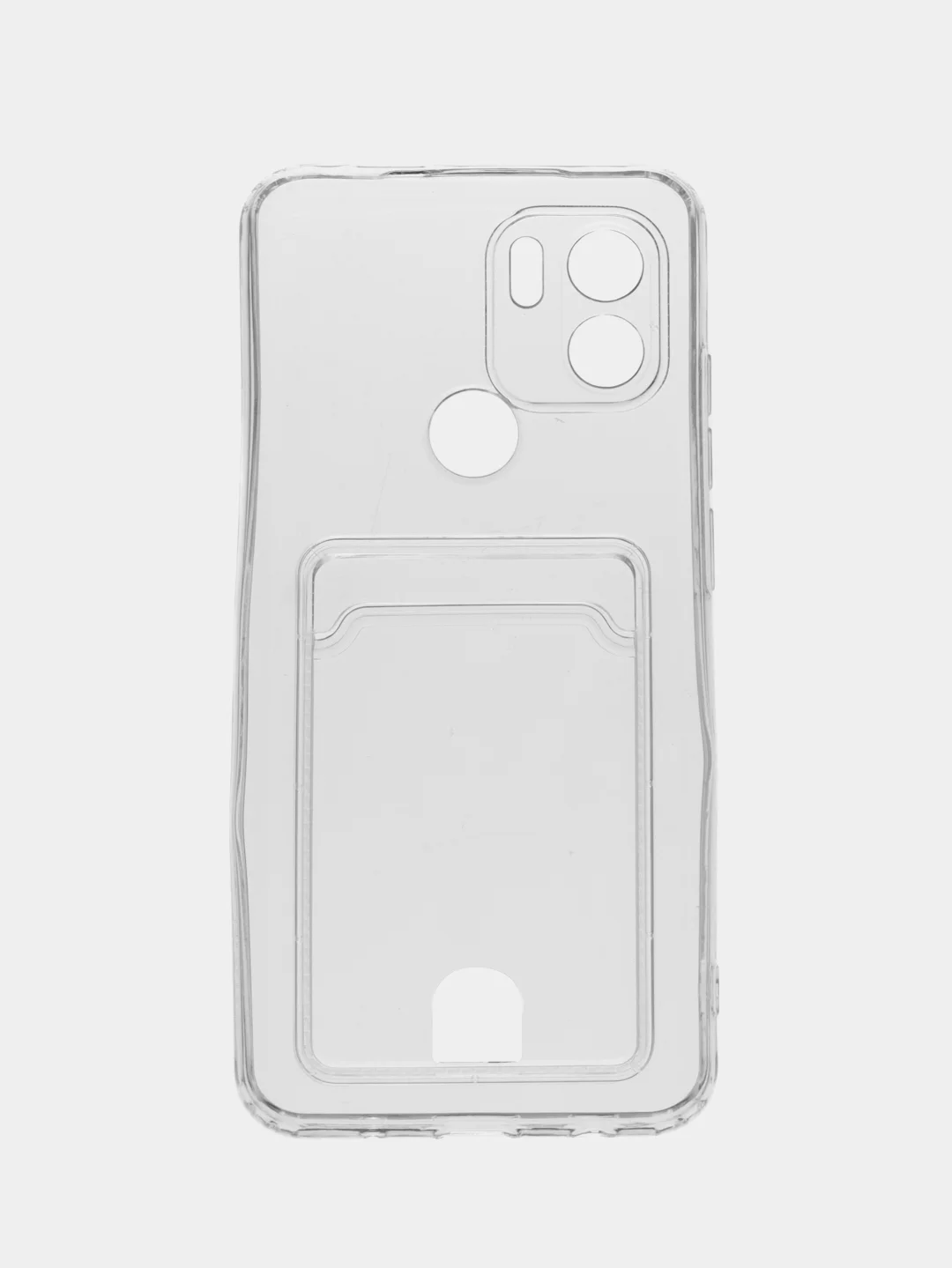 Ударопрочный, прозрачный чехол, с карманом для Xiaomi Redmi A1, A1 Plus