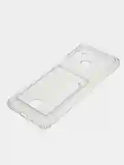 Ударопрочный прозрачный чехол с карманом для Xiaomi POCO C40, C55, X5 5G, X5 PRO 5G, Redmi 12C