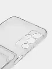 Ударопрочный, прозрачный чехол, с карманом для карт на Tecno Pova 4, Pova 4 Pro