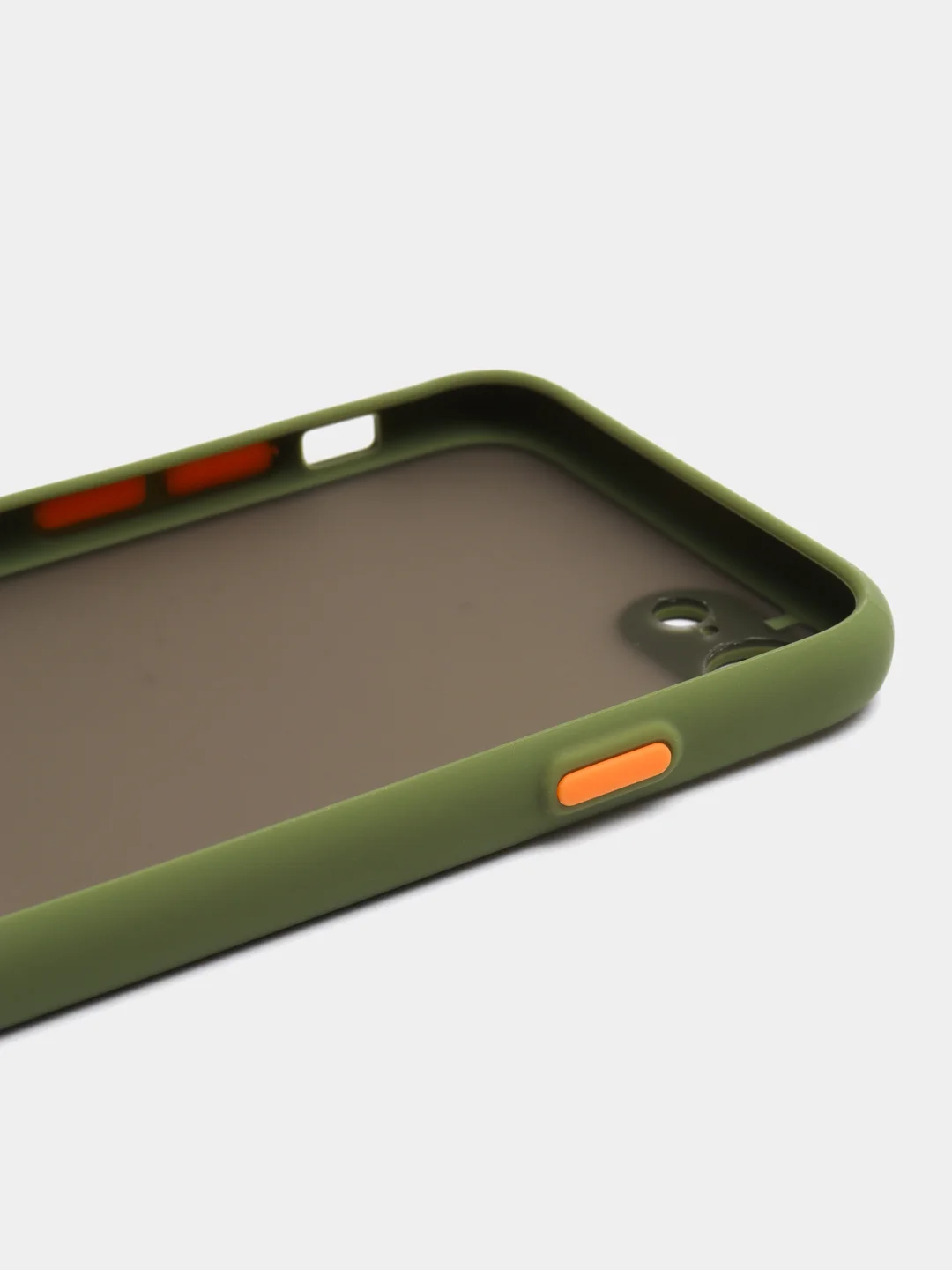 Лесной зеленый apple iPhone 7 / 8 / SE 2020 чехол матовый с цветными кнопками