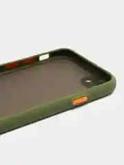 Лесной зеленый apple iPhone 7 / 8 / SE 2020 чехол матовый с цветными кнопками