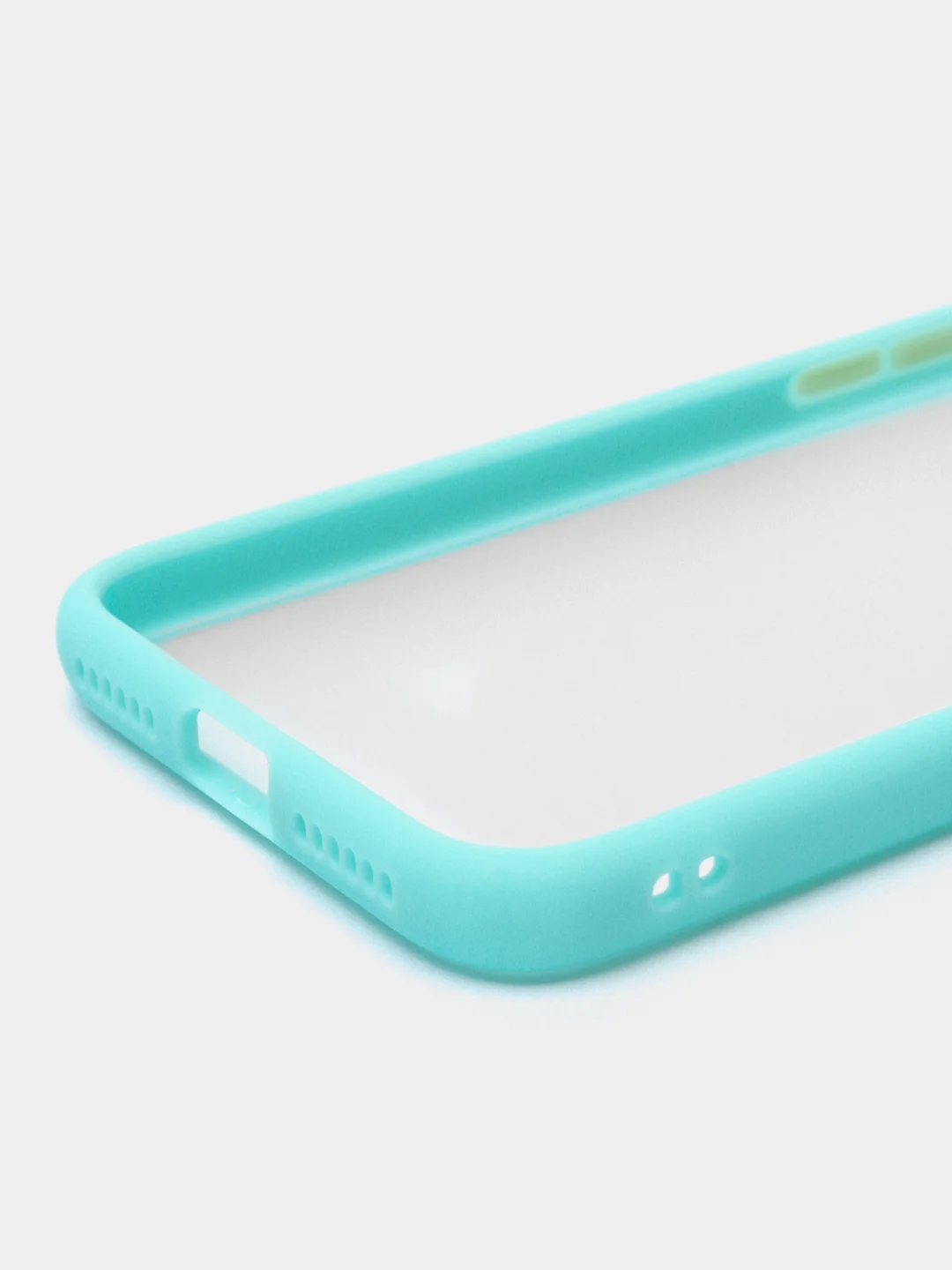 Бирюзовый apple iPhone 7 / 8 / SE 2020 чехол матовый с цветными кнопками