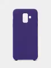 Фиолетовый защитный силиконовый чехол Silikone Cover для Samsung A6 2018