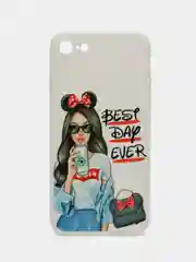 Белый накладка цветная для iPhone 7, 8, SE 2020, SE 2022