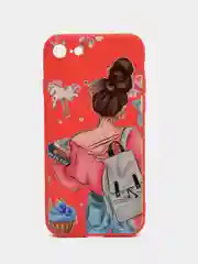Бордовый накладка цветная для iPhone 7, 8, SE 2020, SE 2022