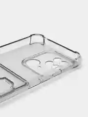 Черный чехол для Xiaomi Redmi 10C / Poco C40, Сяоми Редми 10С, прозрачный, с карманом для карты