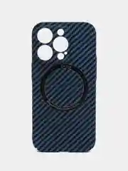 Темно-синий накладка Чехол для iPhone 11/14/13Pro/13 Pro Max/14 Pro/14 Pro Max Карбон Магсейф MagSafe
