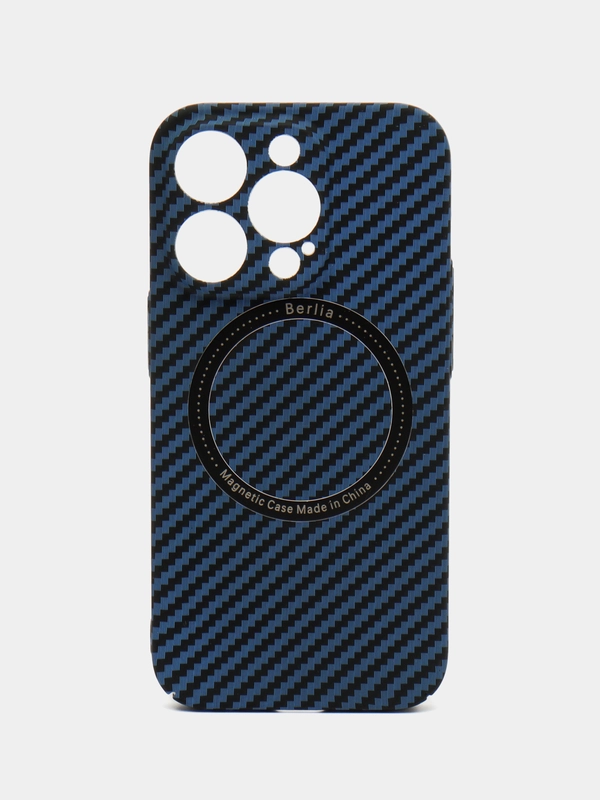 Накладка Чехол для iPhone 11/14/13Pro/13 Pro Max/14 Pro/14 Pro Max Карбон Магсейф MagSafe