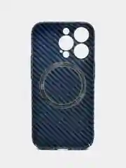 Темно-синий накладка Чехол для iPhone 11/14/13Pro/13 Pro Max/14 Pro/14 Pro Max Карбон Магсейф MagSafe