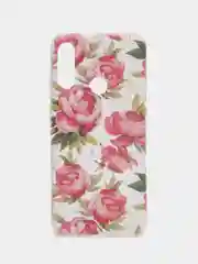 Тёмно-розовый силиконовый чехол на Huawei Y6