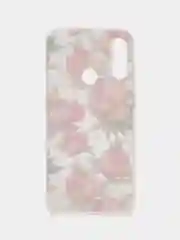 Тёмно-розовый силиконовый чехол на Huawei Y6
