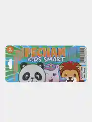 Белый сменные насадки для детской электрической зубной щетки PECHAM Kids Smart, 2 штуки