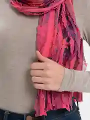 Женский шарф 145*28см (розовый)