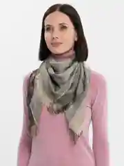Серебряный платок женский