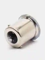 Лампа 12В LED P21W, 22 диода, в повороты, желтый свет, в цоколе BA15S
