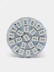 Лампа 12В LED P21W, 22 диода, в повороты, желтый свет, в цоколе BA15S