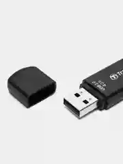 Флешка накопитель для компьютера 4 Gb, Transcend Jet Flash 350, USB 2.0, черный, 510966