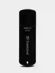 Флешка накопитель для компьютера 4 Gb, Transcend Jet Flash 350, USB 2.0, черный, 510966