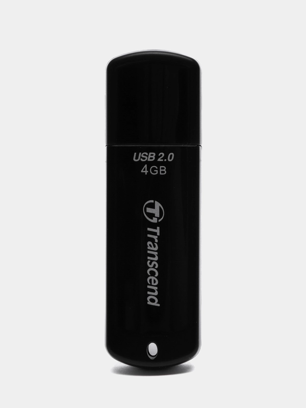 Флешка накопитель для компьютера 4 Gb, Transcend Jet Flash 350, USB 2.0, черный, 510966