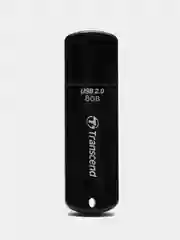 Флешка накопитель для компьютера 8 Gb, Transcend Jet Flash 350, Usb 2.0, черный, 510967