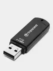 Флешка накопитель для компьютера 8 Gb, Transcend Jet Flash 350, Usb 2.0, черный, 510967